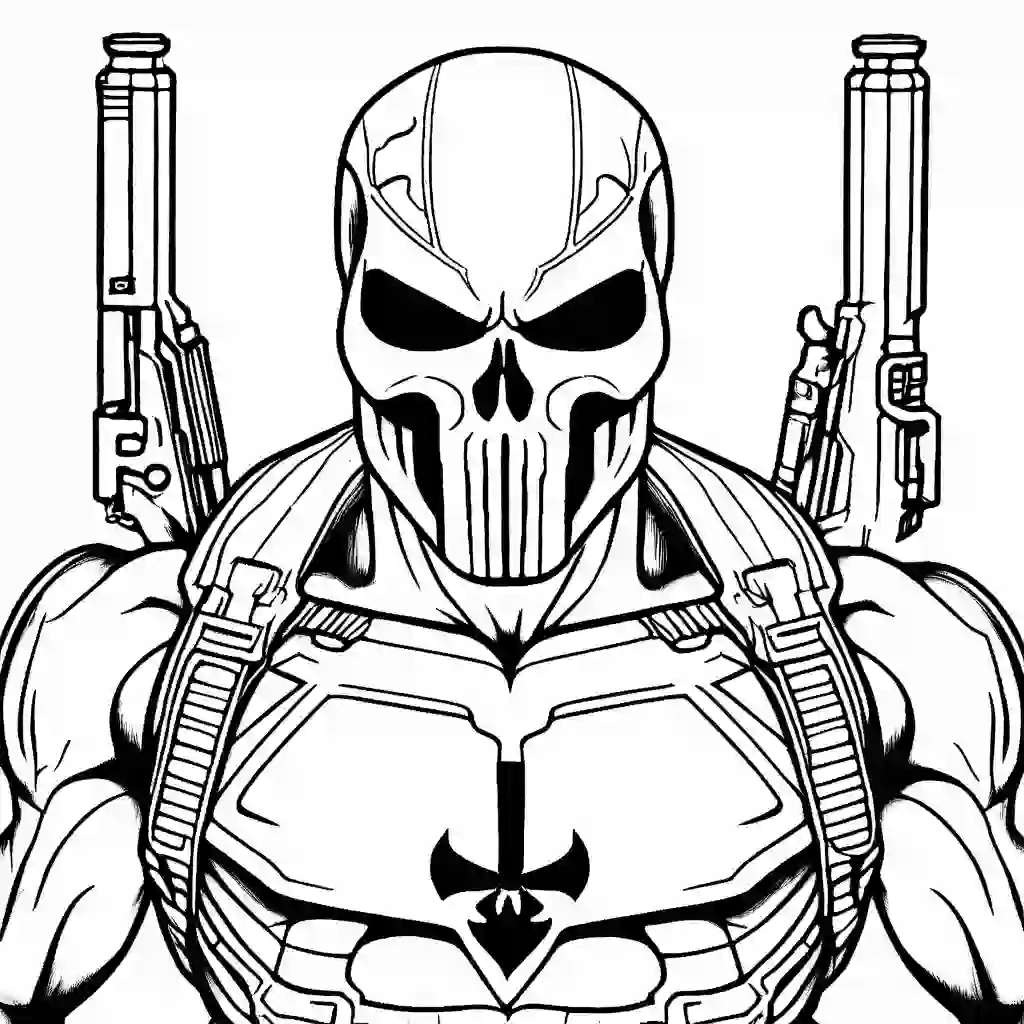 The Punisher coloring pages